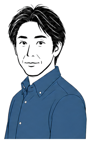 折井晋也（しんや）のイラスト